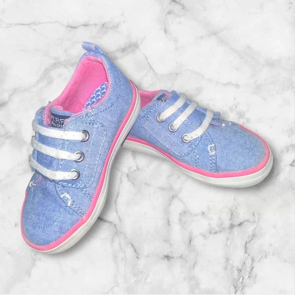 Sperry Chambray Crest Vibe Sneakers 5.5 - Picture 1 of 6